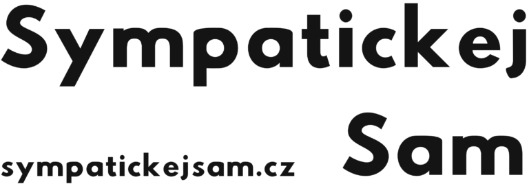 Logo Sympatickej Sam černé